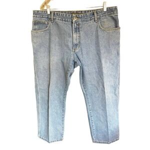 Cabelas Mens Jeans Pants Relaxed Fit Light Wash 40/30 Casual Outdoor Jeans Denim